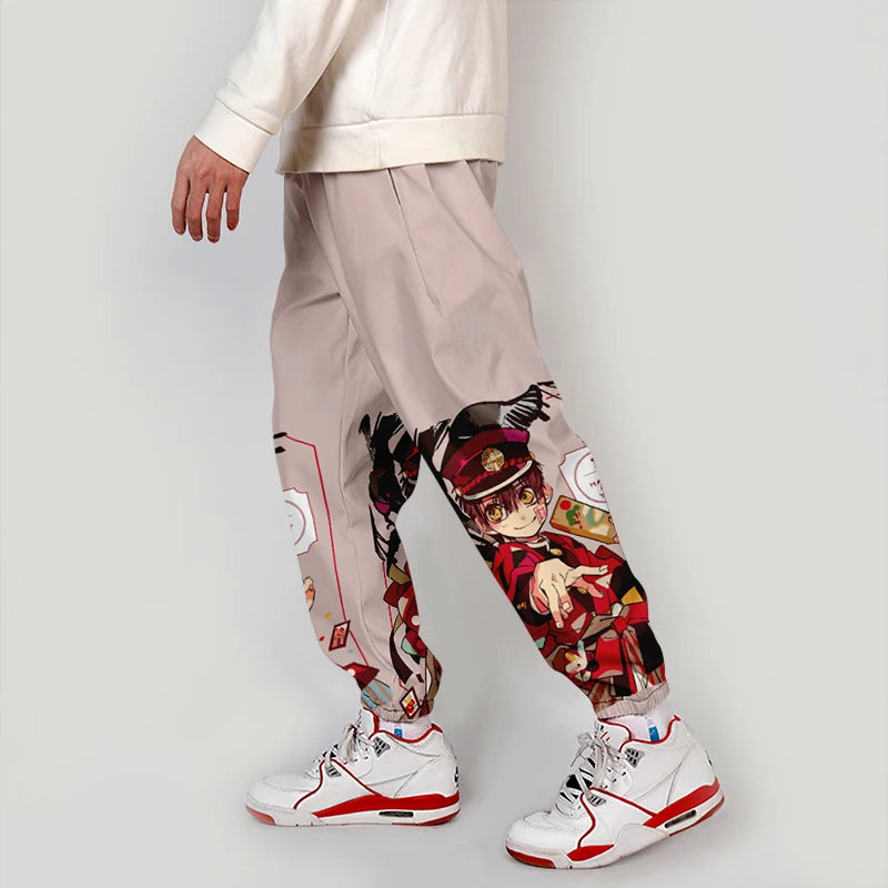 Youthful Casual Pants Workwear Anime Cosplay Clothes Straight Leg Nine Points Summer Polyester Fiber Micro Stretch Trendy Car...