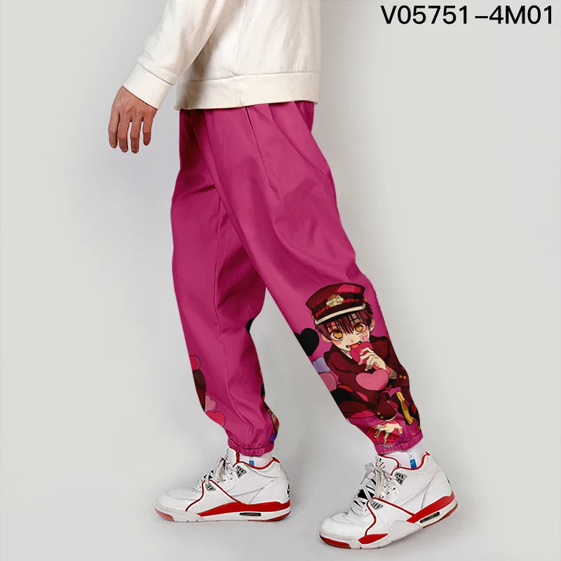 Youthful Casual Pants Workwear Anime Cosplay Clothes Straight Leg Nine Points Summer Polyester Fiber Micro Stretch Trendy Car...