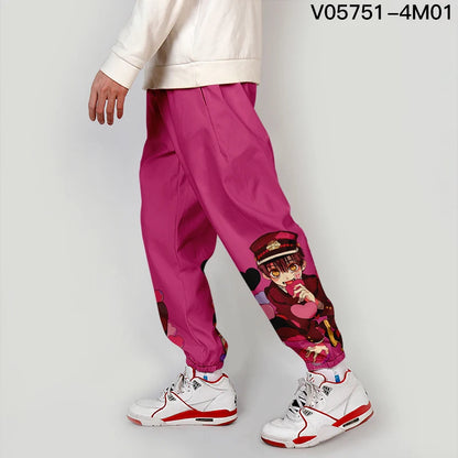 Youthful Casual Pants Workwear Anime Cosplay Clothes Straight Leg Nine Points Summer Polyester Fiber Micro Stretch Trendy Car...