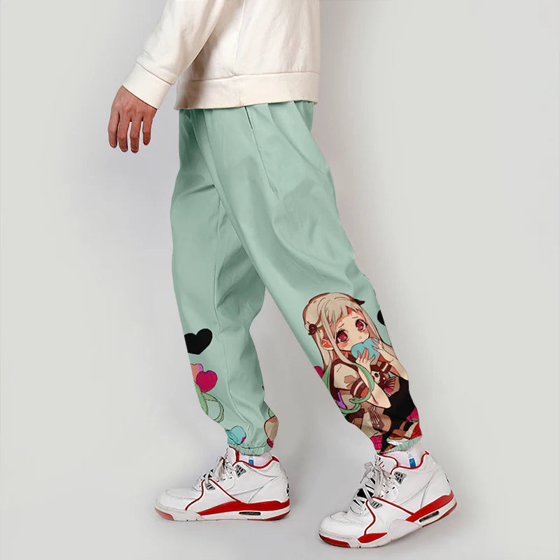 Youthful Casual Pants Workwear Anime Cosplay Clothes Straight Leg Nine Points Summer Polyester Fiber Micro Stretch Trendy Car...