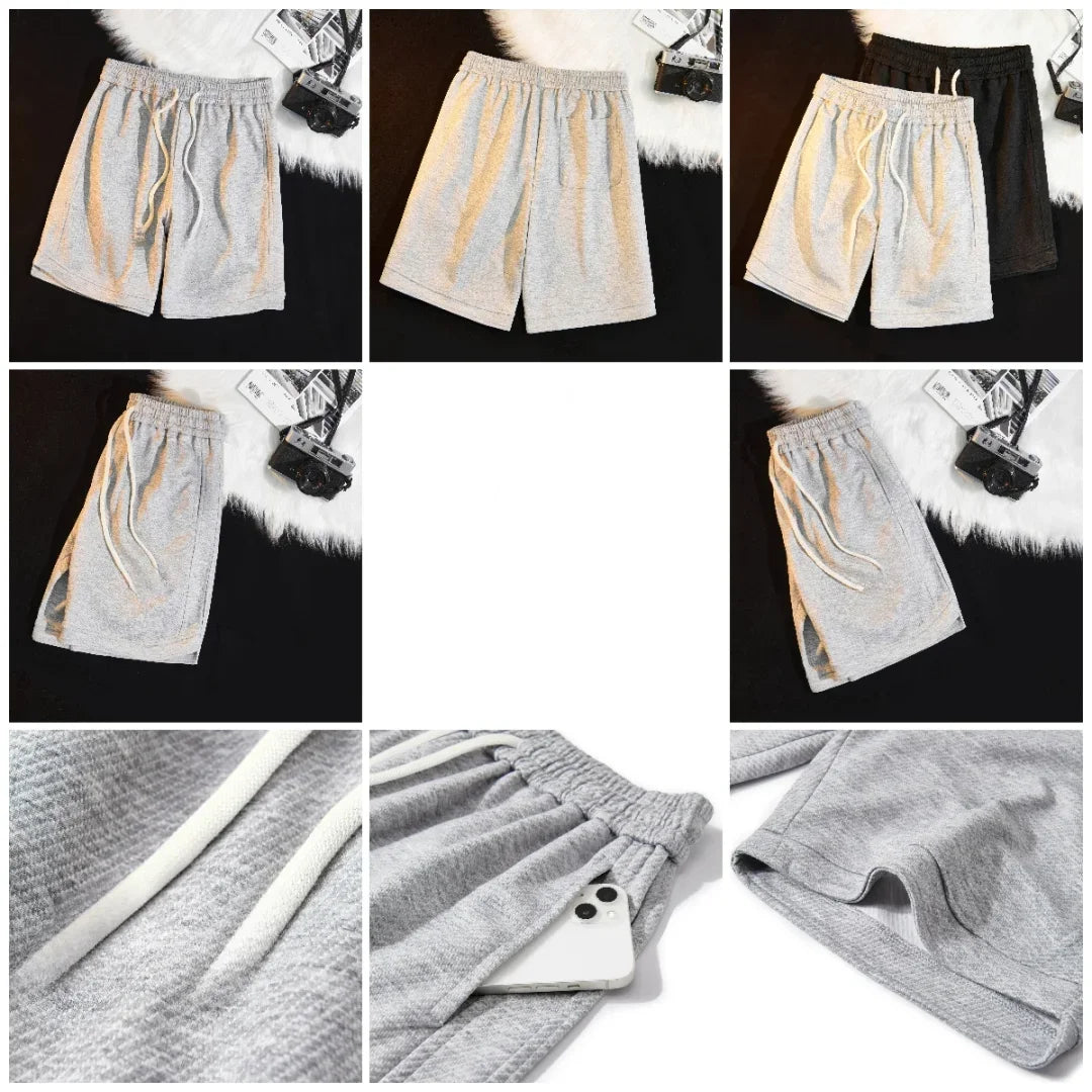 Demon Slayer Shorts Men's Summer Casual Lightweight Cotton Loose-Fitting Stylish All-Purpose Shorts for Women Breathable